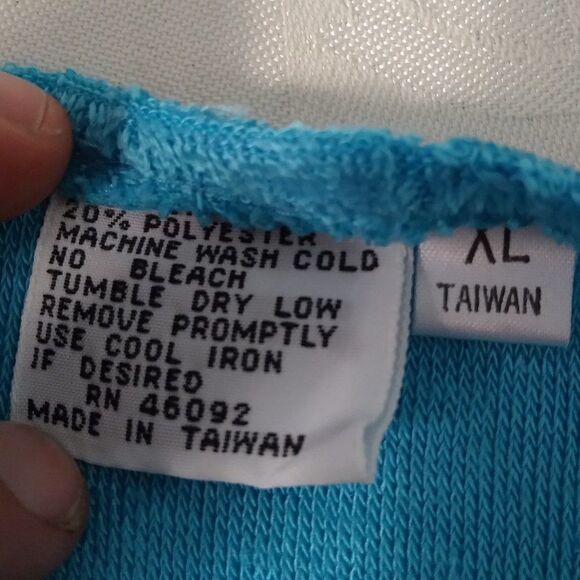 Vintage Velveteen Fleece Scoop Neck Sweatshirt - Picture 7 of 7